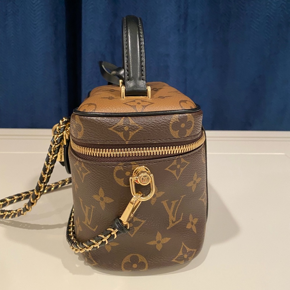 Louis Vuitton Vanity PM Bag Crossbody Purse Clutch Trunk - Picture 8 of 9